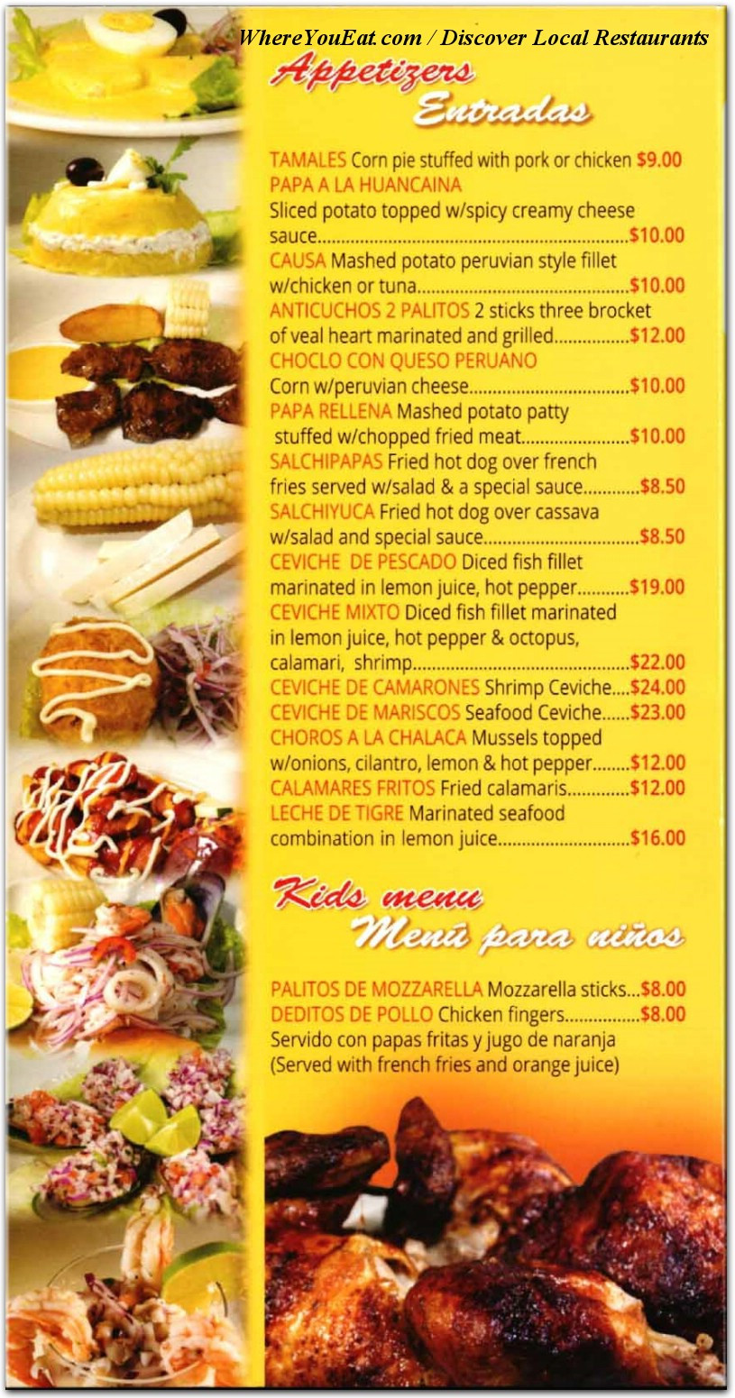 Don Alex Rego Park Menu Page 2