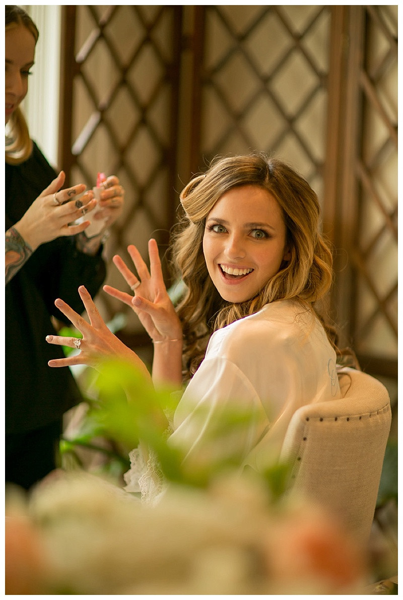 The beautifully decorated wedding venue for Lisa and Alex Gaskarth's ceremony, showcasing the elegant ambiance of the event.