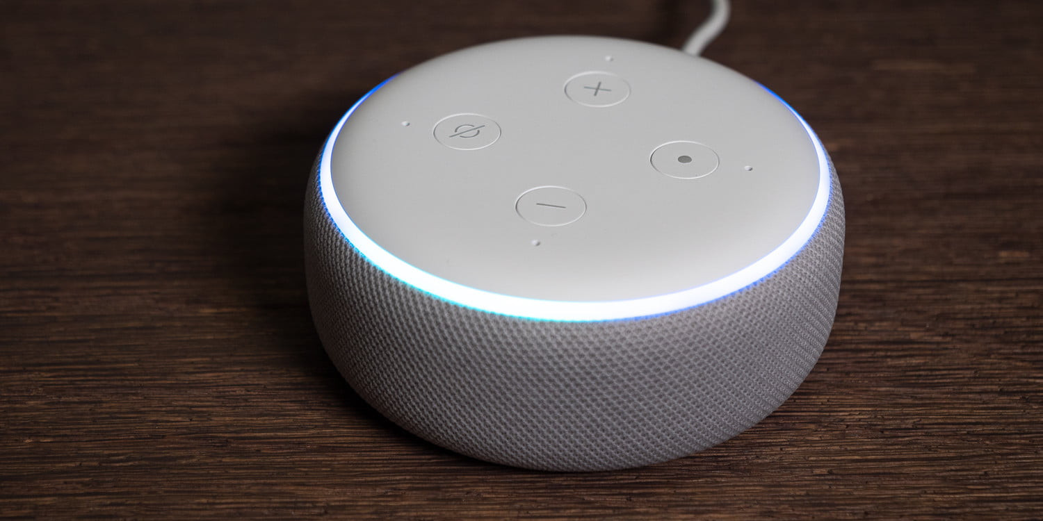 Amazon Echo Dot glowing white ring colour