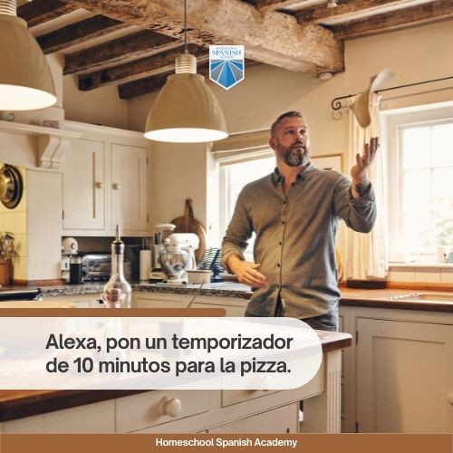 Alexa, pon un temporizador de 10 minutos para la pizza. 