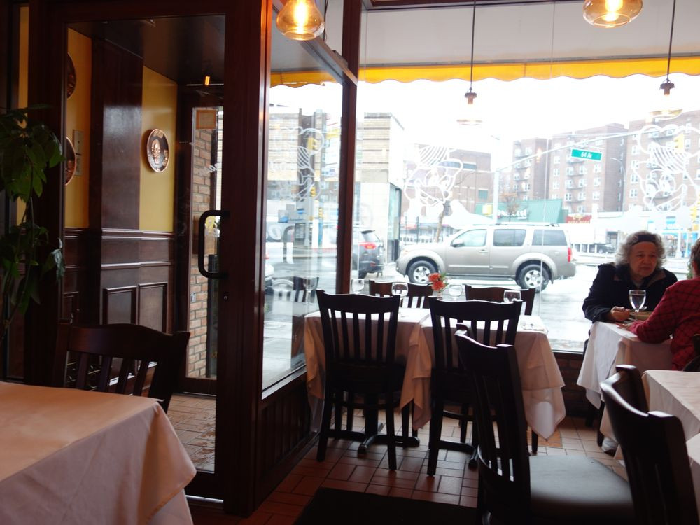 Dining area at Don Alex Peruvian Restaurant in Rego Park