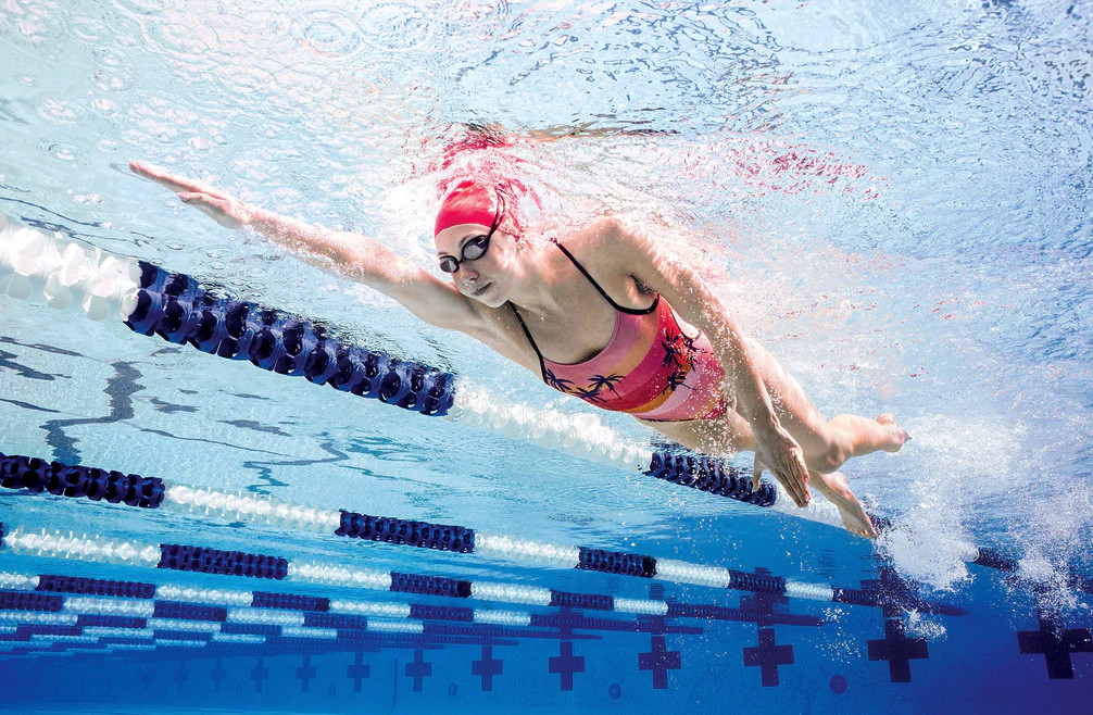 Underwater swimming technique