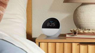 Echo Spot on nightstand