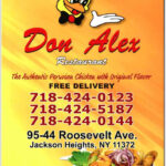 Don Alex Menu