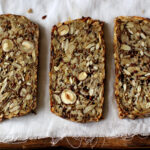 A loaf of bread with seeds.