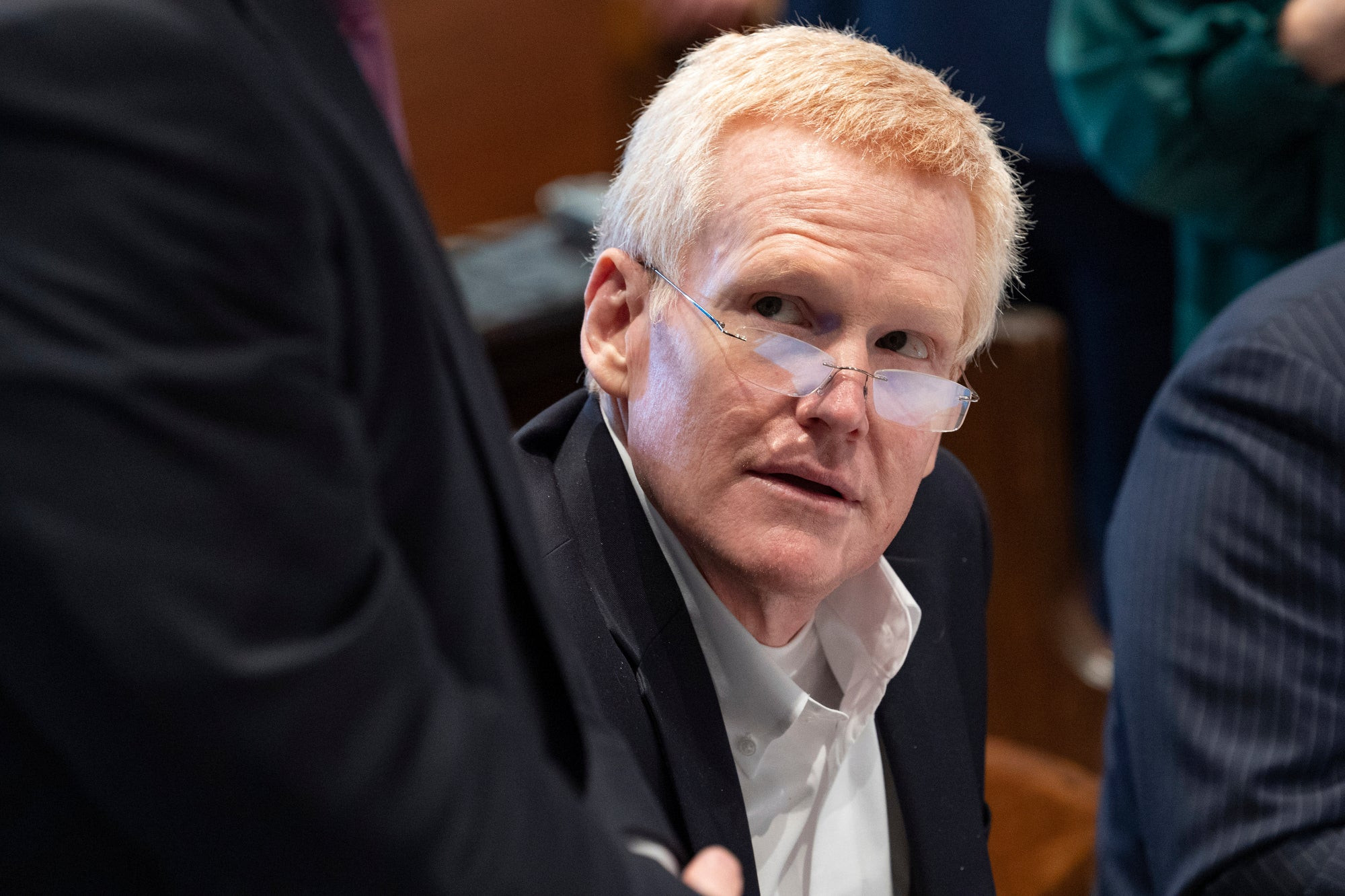 Alex Murdaugh in court during jury selection for his double murder trial