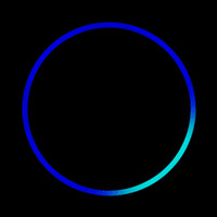 Alexa displaying a blue ring, indicating it's starting up