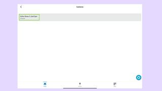 select the device which will automatically open up the feed