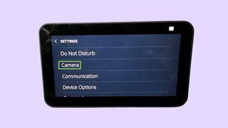 turn your camera on in the settings 